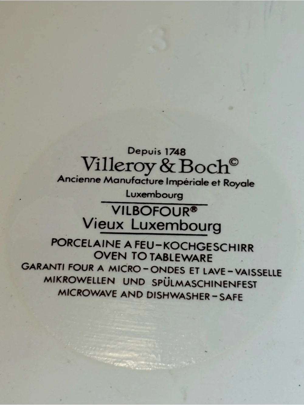 Villeroy & Boch Vieux Luxembourg 13-1/2